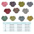 thumbnail image 2 of Chien Chemise Souple de Différentes Tailles Chiots Matériel; Fait Vêtements Multicolore Respirant Pas de Boucles de Style Simple Vêtements pour Animaux de Compagnie Rouge / Noir S, 2 of 7