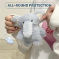 thumbnail image 3 of 2025 Plush Blue Elephant Protective Case, Universal Fit for Smartphones and Tablets, Soft Fabric with Shock Absorption, Adorable Design for Kids and Gift Lovers, 3 of 5