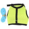 thumbnail image 2 of Mesh Chest Back For , Pet Supply Mesh Harness With Leash Mesh Cloth Chest Back Mesh Harness For   For Guinea Pigs For Little Pigs L Green, 2 of 8