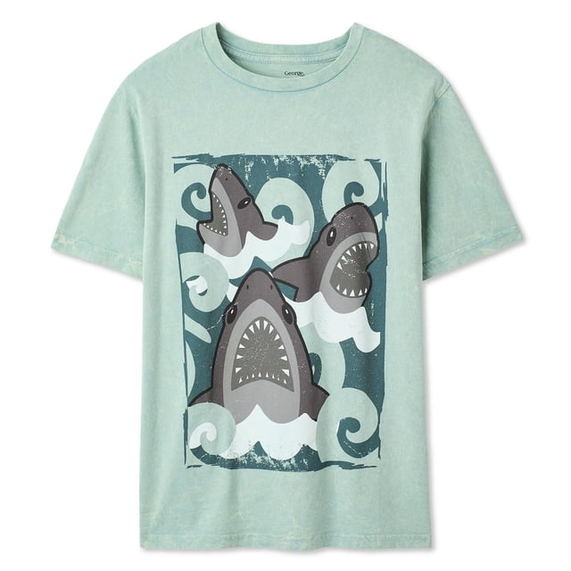 T-shirt à effet marbré George pour garçons