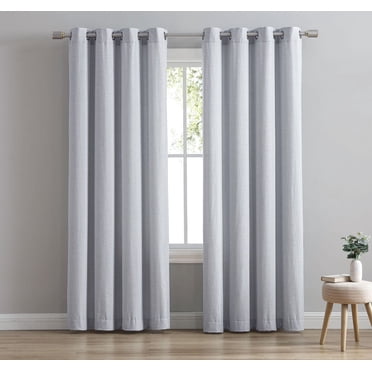 Panneau de fenêtre simple en faux lin