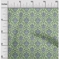 thumbnail image 2 of oneOone Rayon Light Green Fabric Block Craft Projects Decor Fabric Printed By The Yard 56 Inch Wide, 2 of 5