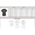 thumbnail image 3 of BOBOGOJP Men's Crew T-Shirts Short Sleeve Mock Neck Stretch Slim Fitted Layer Basic Tee Tops (Navy,XXL), 3 of 3