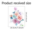 thumbnail image 2 of Romantic Flowers Wall Sticker for Bathroom Toilet Seats Fridge Cupboard Decal, 2 of 7