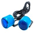thumbnail image 1 of Plate Motorcycle LED Strobe Light Aluminum Alloy 12V 2W Flash Warning Brake Lamp For ModificationBlue, 1 of 1