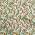 thumbnail image 1 of oneOone Georgette Viscose White Fabric Tropical Craft Projects Decor Fabric Printed By The Yard 42 Inch Wide, 1 of 5