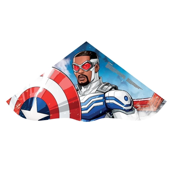 SkyDelta 52 Cerf-volant Poly Delta sous licence de 52 pouces de large. Captain America