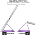 thumbnail image 4 of iPad PRO 9.7 Inch 2016 [ PRO 9.7 2016 ] A1673 A1674 A1675 Trifold Hard Smart PC Translucent Back Cover - Purple, 4 of 8