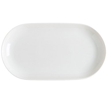 Assiette de Service Ovale Plat Alimentaire en Céramique Assiette de Service pour Aliments Assiette à Collation pour la Maison