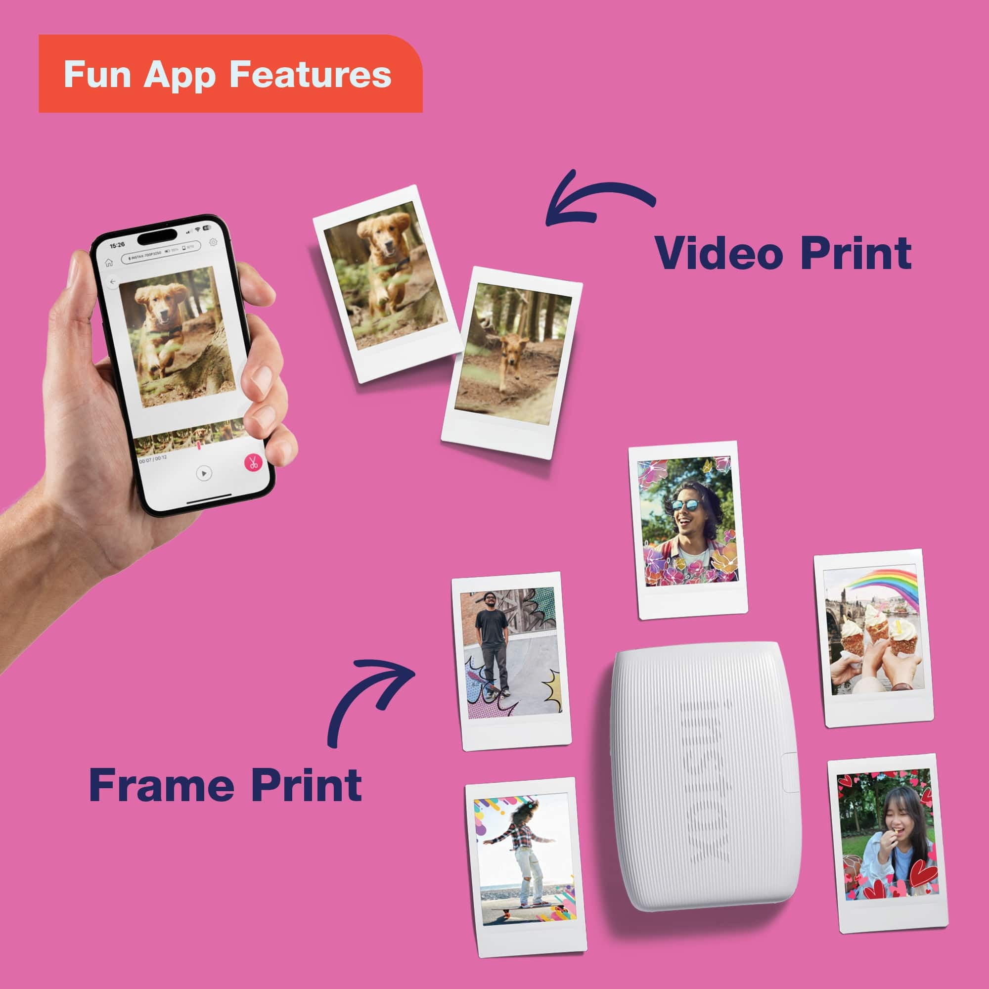 Fujifilm Instax Mini Link 3 Imprimante pour Téléphone Intelligent -