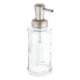 thumbnail image 4 of iDesign Hamilton Clear Glass Foaming Soap Pump, 3" x 3" x 8.3", Clear/Brushed, 4 of 5
