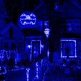 thumbnail image 4 of LED Christmas Net Lights Outdoor Decorations for Bushes 96 LED 5ftx5ft Connectable Green Wire Net Christmas Lights for Outdoor Yard Mesh Shrub Tree Holiday Decor,blue,5ftx5ft, 4 of 6
