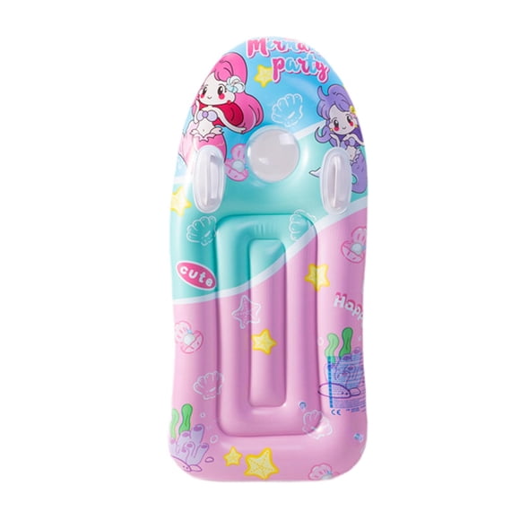 Siruishop Planche de Surf Gonflable Radeau de Piscine Gonflable Jouet d'Amusement Aquatique pour Enfants Fête à la Plage Sirène