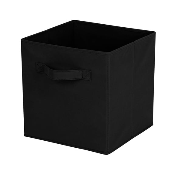 Mainstays Storage Cube Fabric Basket Bin - Foldable, Great for Nursery, Playroom, Closet, Home Organization
