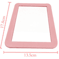 thumbnail image 3 of CHOKLocker Mirror Safety-Oriented Rounded Corners Magnetic Mirror Unmatched Adhesion Portable Travel Mirror Pink, 3 of 4