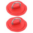 thumbnail image 1 of PVC D Patch, Reusable Durable Deck Accessories D-Ring Patch 2pcs  For Roof Racks Trailers Ground Sheets For PVC Inflatable Boat Kayak Canoe Yellow,Blue,Red,Emerald, 1 of 8