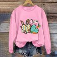 thumbnail image 4 of EGNMCR Easter T-Shirts Imprimés pour Femmes T-Shirts Graphiques pour Femmes Chemises pour Femmes T-Shirts à Col Rond pour Femmes Haut à Manches Longues Imprimé Easter Chandails T-Shirts pour Femmes, 4 of 5