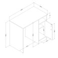 thumbnail image 4 of Bureau de travail collection Smart Basics de Meubles South Shore, 4 of 8