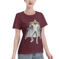 thumbnail image 2 of Women's Basic Short Sleeve T-Shirt One Piece Karp, 2 of 6