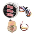 thumbnail image 2 of 3 in 1 Instrument Sensor Kit, Engine Coolant Temperature Oil Pressure Meter 12V Volt Gauge for Car Boat 52mm Digital Safe Alert, 2 of 7