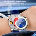thumbnail image 4 of Boovnll Electronic Rechargeable Lighter Watch, Type-C Rechargeable Lighter Outdoor Windproof Tungsten Lighter Watch, 4 of 7