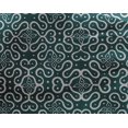 thumbnail image 4 of oneOone Georgette Viscose Fabric Leaves & Swirl Block Print Fabric BTY 42 Inch Wide, 4 of 4