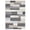 Grey, variant on HOMERRY 4' x 6' Modern Geometric Plaid Area Rug for Living Room Non Slip Washable Carpet, Gray