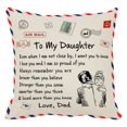 thumbnail image 1 of Personalized Pillow Covers Envelope Decorative Square Throw Pillow Case for Christmas Anniversary, 1 of 6