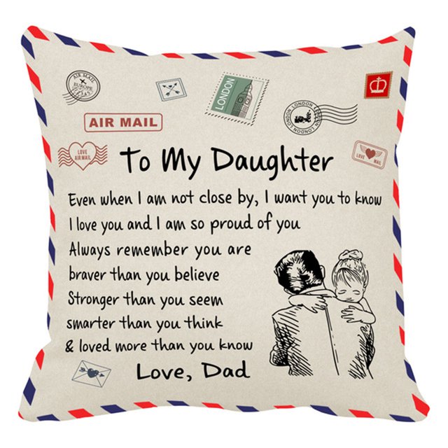 Personalized Pillow Covers Envelope Decorative Square Throw Pillow Case for Christmas Anniversary