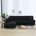 thumbnail image 4 of Sumhomie Stretch Washable Couch Slipcovers for Sectional Sofa L-shape Corner, 4 of 4
