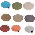 thumbnail image 2 of Workhe Oval PVC Placemat Non-Slip Plastic Table cup placemats Mat Water-proof Plate Dish Pads Coaster Kitchen Bar Accessories, 2 of 9