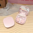 thumbnail image 3 of Pink Portable Compact Contact Lens Storage Case With Integrated Accessory Holder For Daily Use And Travel Organization, 3 of 7