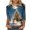 Blue, variant on Funicet Blouses for Women Fashion,Blouses for Women,Fashion Womens Casual Print Round Neck 3/4 Sleeve T-Shirt Top Blouse,Tops for Women,Casual Tops for Women