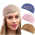 thumbnail image 4 of Baberdicy Silk Lined Hair Net - Wig Liner Cap with Satin Edging, Protective Sleep Bonnet, A One Size, 4 of 9