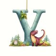 thumbnail image 2 of Birdeem Christmas Acrylic 26 Letter Dinosaur Pendant, 2 of 2