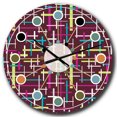 thumbnail image 1 of Designart 'rétro Abstrait Design Xiv Milieu du Siècle Moderne Horloge Murale, 1 of 4