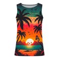 thumbnail image 5 of LSLJS Débardeur Estival à Fleurs Hawaïennes pour Homme Nouvelle Mode Décontractée Imprimé Sport à Col Rond Débardeurs, 5 of 5