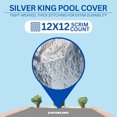 thumbnail image 2 of Swimline Hydrotools Silver King Couverture de Piscine d'Hiver pour Piscines Creusées 16 x 36 Pi, 2 of 7