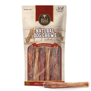 Bully Bunches 6" Boeuf enrobé de collagène Bully Sticks Tous les chiens naturels longs à croquer paquet de 10