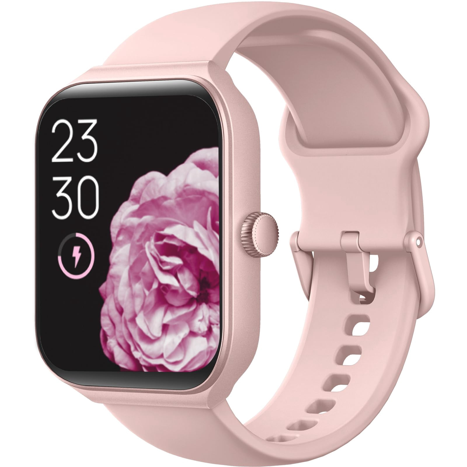 TOOBUR Smart Watch for Women Alexa Built-in, 1.95" Fitness Tracker with Answer/Make Calls, IP68 Waterproof/Heart Rate/Sleep Tracker/100 Sport Modes, Fitness Watch Compatible Android i