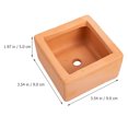 thumbnail image 3 of 4Pcs Terracotta Planter Clay Planting Pot Terracotta Pots Succulent Plant Pot Desktop Flowerpot, 3 of 5