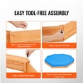 thumbnail image 4 of VEVOR Wooden Sandbox with Cover Octagonal Sand Box Sand Pit Outdoor Ages 3-12, 4 of 9