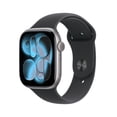 thumbnail image 1 of Apple Watch Series 11 GPS 46mm Space Grey Aluminium Case with Black Sport Band - M/L, 1 of 5