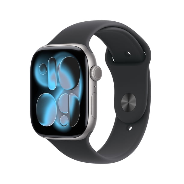 Apple Watch Series 11 46mm GPS版Space Grayアルミ+ブラックスポーツバンド 新品未開封 Apple Watch Series 11 GPS 46mm Space Grey Aluminium Case with