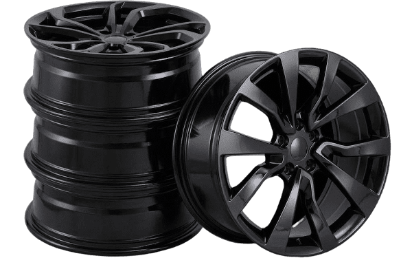 4 x jantes YKW MF23 en alliage Noir brillant de 18x8 pouces pour 2018 - 2026 Honda Accord