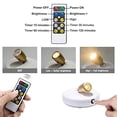 thumbnail image 3 of BIGLIGHT Wireless Spotlight, Battery Operated Accent Lights, LED Puck Light,Dimmable Uplight with Remote, Stick on Anywhere for Lighting up Painting Picture Artwork Closet Showcase, Warm White, 2 Pack, 3 of 6