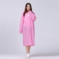 thumbnail image 1 of Imperméable pour Adultes Cape de Pluie Portable Imperméable Manteau de Pluie d'Extérieur avec Capuchon Imperméable Transparent pour le Camping, la Randonnée et le Voyage, 1 of 4