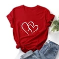thumbnail image 3 of Birdeem T-Shirts à Manches Courtes Imprimé Tournesol pour Femmes et Filles Grande Taille, 3 of 8