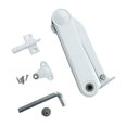 thumbnail image 3 of Lipstore Charnière de Support de Couvercle Matériel Réglable Alliage pour Porte d'Armoire Boîte à Jouets Cuisine Blanc, 3 of 8