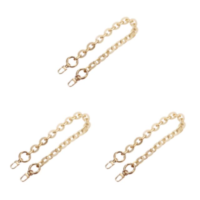 Maytalsory Sac Chaîne Sangles Résine-Fait Accessoires pour Polyvalent Sac à Main Chaîne Sangles Résine Sac Chaînes Bons Cadeaux L204-MS 3Set